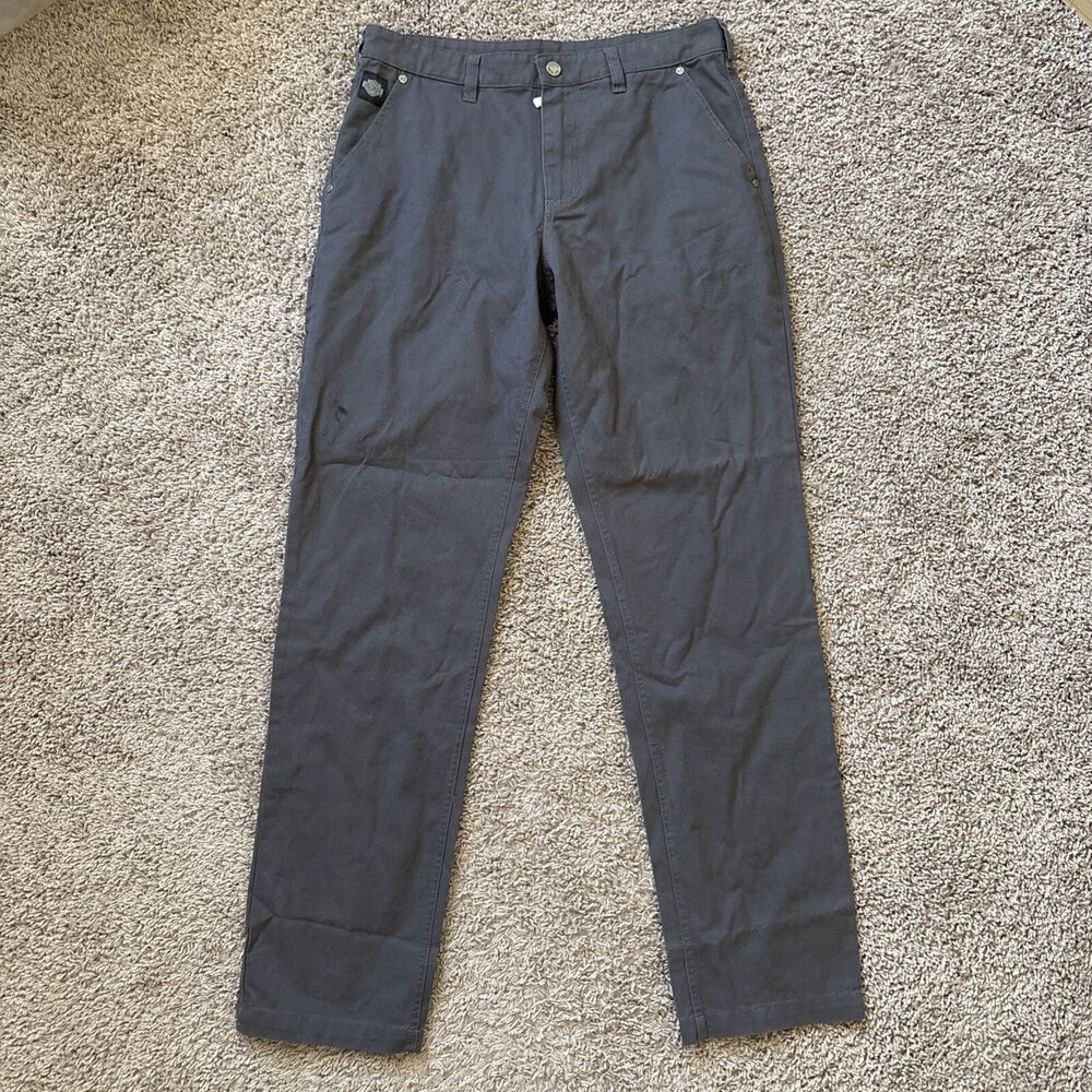 Harley Davidson Milwaukee Straight Fit Pants 96002-24VM Gray Men Size 34x36 New